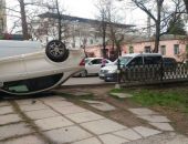 Вчера в  ДТП в Симферополе столкнулись три иномарки из-за школьницы