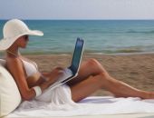 На центральных пляжах Феодосии пока нет бесплатного интернета