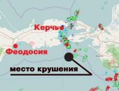 Сегодня ночью в Черном море южнее Керченского пролива затонул сухогруз «Герои арсенала»