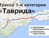 Строительство трассы «Таврида» идет с небольшим отставанием