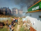 В Береговом под Феодосией горел магазин