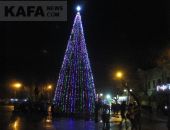 В Феодосии торжественно открыли главную новогоднюю елку (видео)