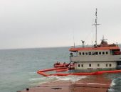Спасатели применят новую тактику для откачки остатков нефтепродуктов с судна «Берг», сидящего на мели близ Феодосии