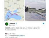 Два самолета-разведчика США часами кружили над побережьем Крыма