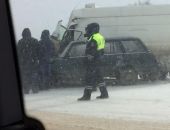 В Крыму на трассе Феодосия – Симферополь столкнулись четыре автомобиля (фото)