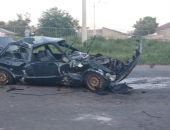 В столице Крыма автомобиль BMW «покувыркался» на дороге, водитель жив (фото) (видео)