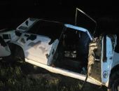 В Крыму на трассе Феодосия – Керчь в районе Приморского столкнулись два легковых автомобиля (фото)
