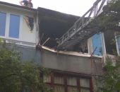 В Крыму случился пожар в пятиэтажке в Ялте, сотрудники МЧС спасли двух детей (фото)