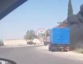 В Крыму на ходу загорелась ГАЗель (видео)