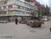 Сегодня в Феодосии случилось ДТП с участием двух легковых автомобилей (фото)