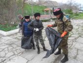 Кадеты вышли на субботник
