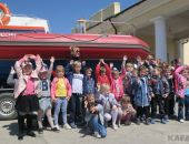 В Феодосии прошел парад пожарной техники (видео)