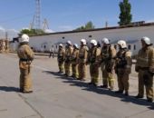 В Феодосии специалисты МЧС ликвидировали условный пожар в торговом порту (фото)