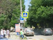 На центральном перекрестке Феодосии не работают светофоры