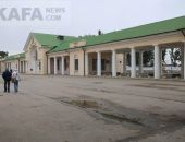 Феодосийский железнодорожный вокзал окружили забором
