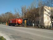 В Феодосии ежедневно проводится санобработка улиц и остановок