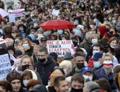 В Минске продолжились акции протеста, собравшихся расстреливают из пейнтбольных ружей
