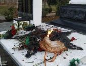 В Крыму неизвестные сожгли венки у Вечного огня