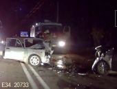 Вчера на Южном берегу Крыма столкнулись 4 автомобиля, двое водителей в больнице