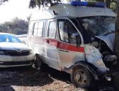 В Крыму автомобиль скорой помощи попал в ДТП: трое пострадавших
