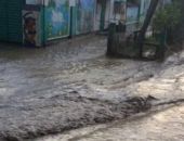 В Ленинском районе ливнем затопило еще одно село