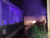Ночью в Кировском районе сгорел гараж с автомобилем, дом удалось отстоять