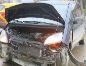 В Феодосии авария на углу улиц Пономаревой и Боевой