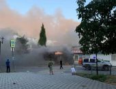 В Севастополе сегодня горел рынок