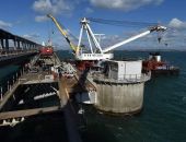 На Крымском мосту собирают новые пролётные строения