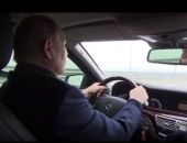 Путин посетил Крымский мост