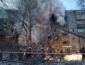 Два подъезда дома обрушились при взрыве газа в Новосибирске