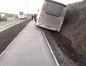 В Севастополе сегодня автобус вылетел в кювет, водитель погиб