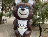 В Алуште просят привести в порядок статую Олимпийского мишки