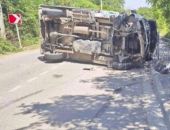 Пассажирский автобус и грузовик столкнулись в Севастополе