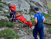 В районе Алушты с гор эвакуировали женщину