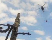 Спасатели тушат пожар в национальном парке «Крымский» 
