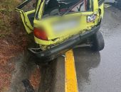 В Алупке столкнулись три автомобиля, есть пострадавшая