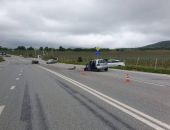 На трассе Ялта - Севастополь Toyota протаранила три автомобиля