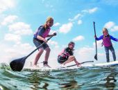 В Феодосии детей на сапбордах унесло в море