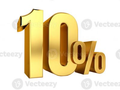 ����� �������� ���� � �������� ������ � 10% ��� ���� ����� ����