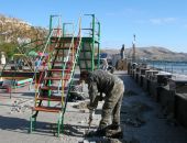 Детскую площадку в Коктебеле весной демонтируют