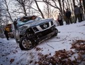 На Ай-Петри с высоты 50 метров рухнул джип Nissan