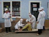 Спасатели Феодосии «тушили» Центральный рынок (фото)