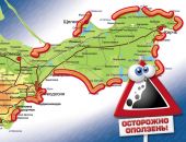 В восточном Крыму берег активно ползет