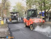 В центре Симферополя из-за ремонта дороги затруднено движение