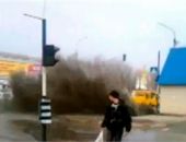 В Луганске бил фонтан из фекалий