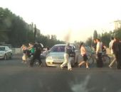 В Днепропетровске иномарка протаранила толпу пешеходов