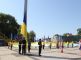 В Керчи подняли 20-метровый флаг на Митридат В Керчи подняли 20-метровый флаг на Митридат