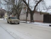 Гололед нарушил расписание движения автобусов в Феодосии