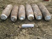 В Симферополе прямо посреди улицы лежал боевой снаряд